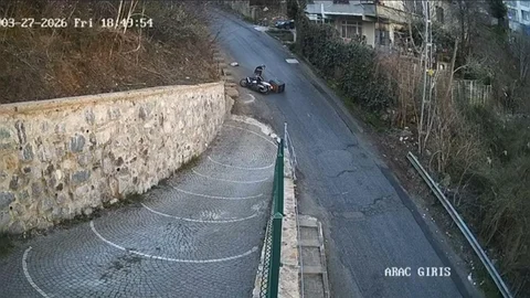 Sarıyer'de Motosiklet Kazası