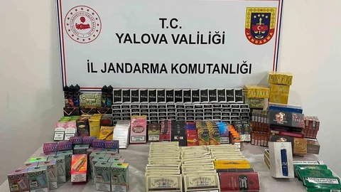 Yalova'da Kaçak Tütün Ele Geçirildi