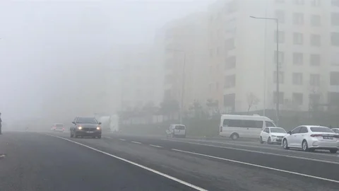 Şanlıurfa'da Yoğun Sis Etkili Oldu