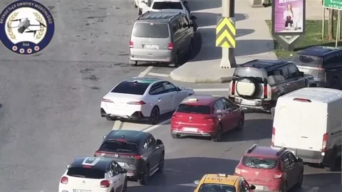 Beykoz'da Dronla Trafik Denetimi Yapıldı