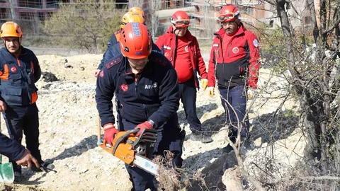 Kastamonu'da Heyelan Tatbikatı Yapıldı