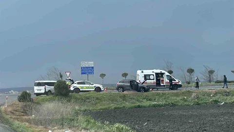 Tekirdağ'da Trafik Kazası Meydana Geldi