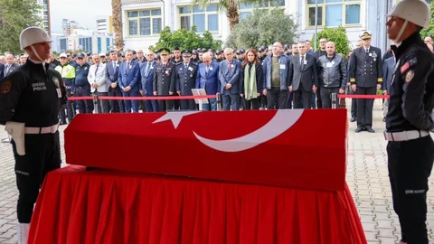 Şehit Polis Memuru Serkan Ünal İçin Mersin Töreni