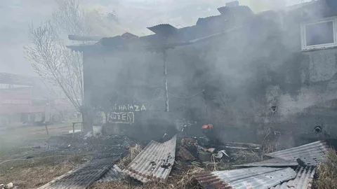 Iğdır'da Ev Yangını Meydana Geldi