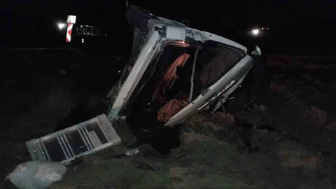 Tokat'ta Minibüs Devrildi