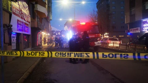 Erzurum’da Halı Mağazası Yangını İhbarı