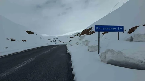 Van'da Kar Kalınlığı Rekoru Kırıldı