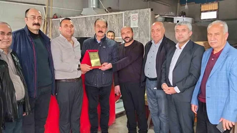 Fırıncı Esnafa Örnek Davranış Plaketi Verildi