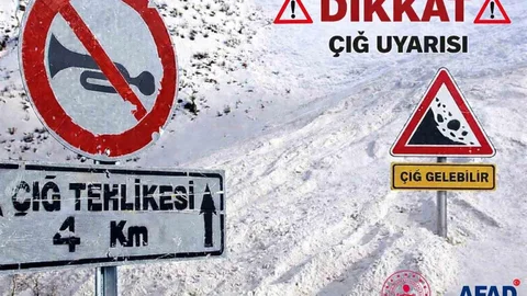 Van'da Çığ Riski Artıyor