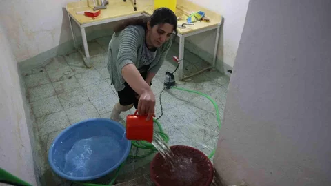 Elazığ'da Bodrumları Su Bastı