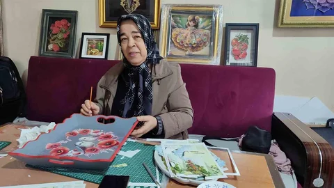 Yaşlı Kadın Kurslarla Huzur Buldu