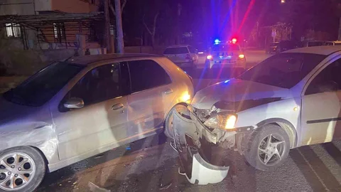 Karaman'da Trafik Kazası Görüntülendi