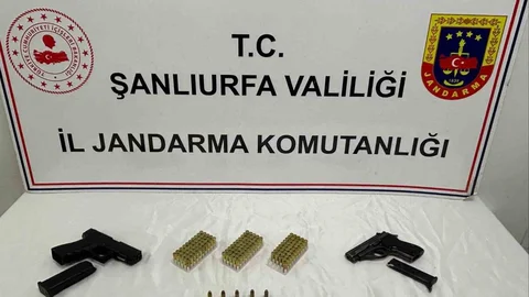 Şanlıurfa'da Ruhsatsız Silah Ele Geçirildi