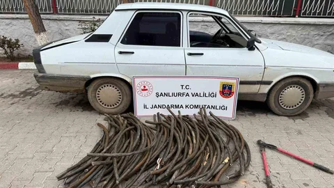 Kablo Hırsızı Suçüstü Yakalandı