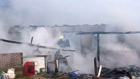 Menteşe'de Ev Yangını Meydana Geldi