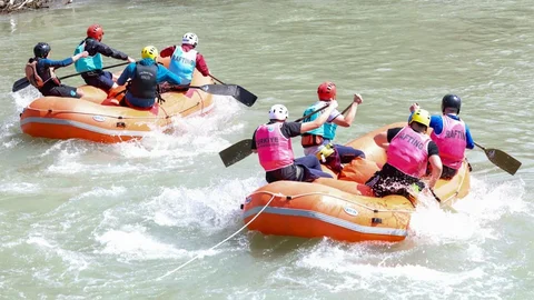 Tunceli'de Rafting Şampiyonası Tamamlandı