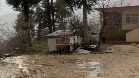 Çamlıyayla’da Sağanak ve Dolu Yağışı Etkili Oldu