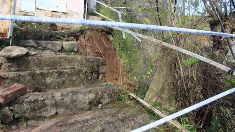 Aydın'da Toprak Kayması Olayı