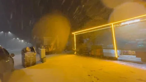 Malatya'da Kar Yağışı Etkili Oldu