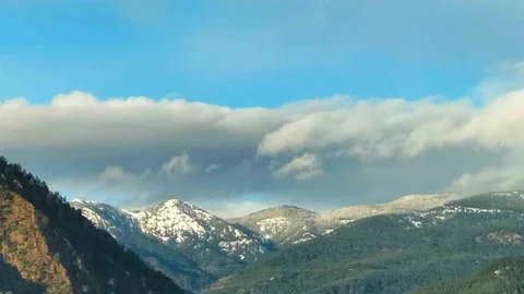 Köyceğiz Sandras Dağı'nda Kar Yağışı Görüldü