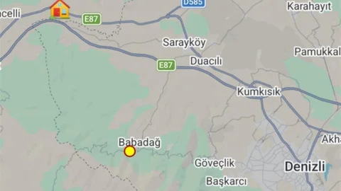 Babadağ’da 3.6 Büyüklüğünde Deprem Oldu