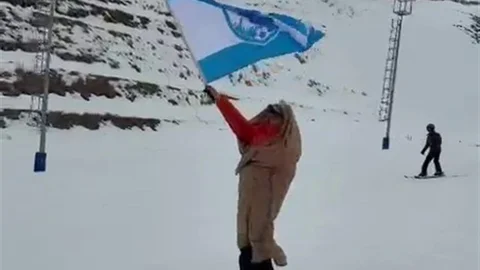 Palandöken'de Kayak Keyfi Devam Ediyor