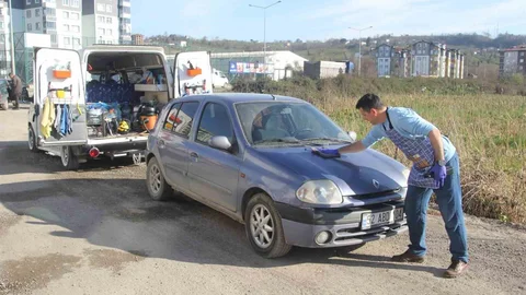 Ordu'da Mobil Araç Yıkama Hizmeti