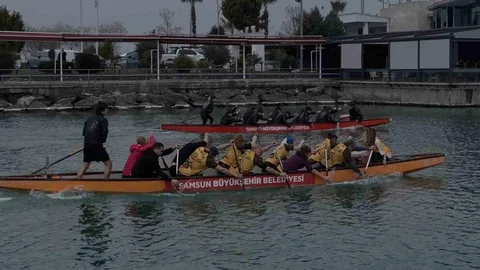 Samsun'da Dragon Boat Ligi Heyecanı