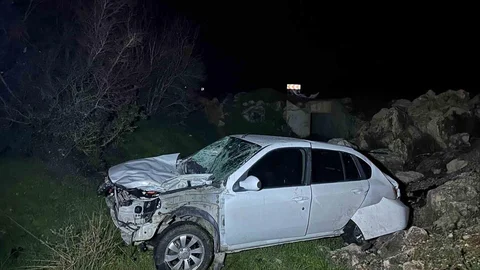 Bilecik'te Yağış Sonucu Kaza