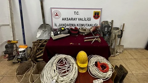 Aksaray'da Define Avcıları Yakalandı
