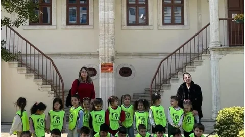 Sinop'ta Miniklerin Kütüphane Ziyareti