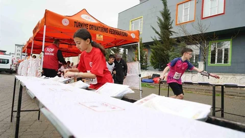 Kahramanmaraş'ta Oryantiring Şampiyonası Yapıldı