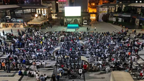 Çorum'da Milli Maç Coşkusu