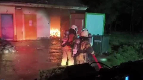 Diyarbakır'da Tıbbi Atık Deposunda Yangın