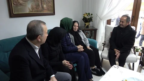 Isparta'da Şehit Ailesine Taziye Ziyareti