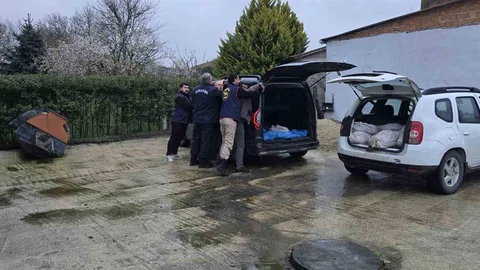 Silivri'de 306 Kilo At Eti Ele Geçirildi