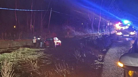 Tavşanlı'da Takla Atan Otomobil Kazası