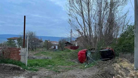 Tokat'ta Alkollü Sürücü Takla Attı
