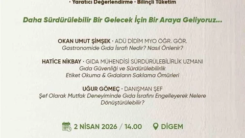 Didim'de Gıda İsrafı Paneli