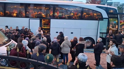 Aydın'dan Umreciler Kutsal Topraklara Uğurlandı