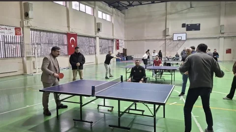 Bingöl'de Masa Tenisi Turnuvası Başladı