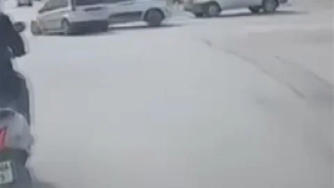 Hatay'da Trafik Kazası Görüntülendi
