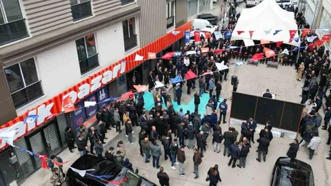 Erzurum'da Halk Pazarı Açılışı Yapıldı