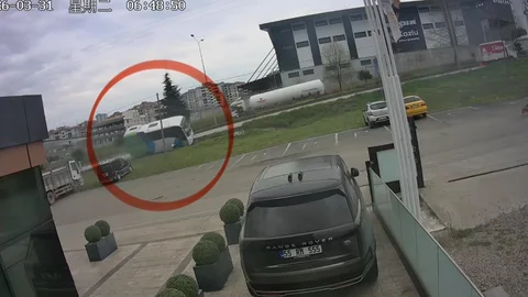 Yarışmadan Dönüşte Kaza Anı Kamerada
