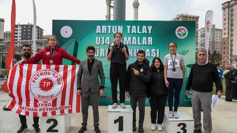 Kayseri'de Atmalar Türkiye Kupası Başarısı