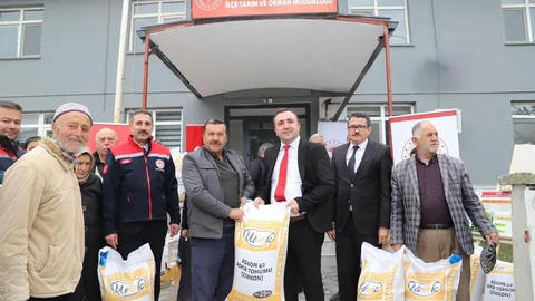 Çeltikçi'de Aspir Tohumu Desteği Sağlandı