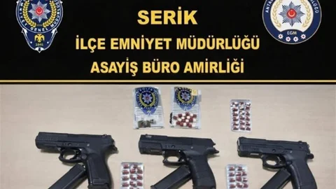 Serik'te Silahlı Olay: 7 Tutuklama