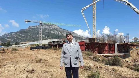 Anamur'da Yeni Caminin Kıblesi Belirlendi