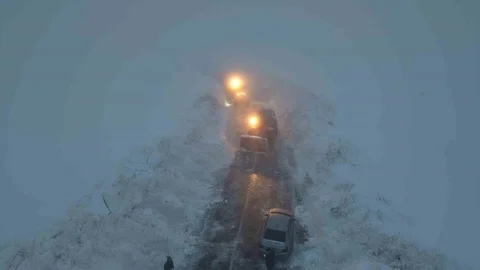 Muş'ta Kar Ulaşımı Olumsuz Etkiliyor
