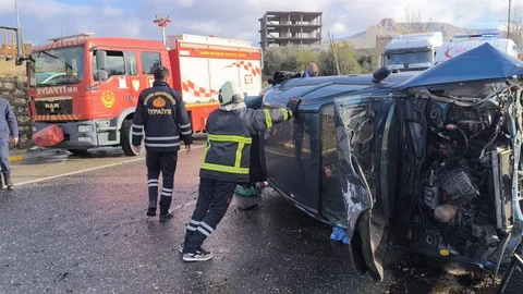 Mardin'de Trafik Kazası